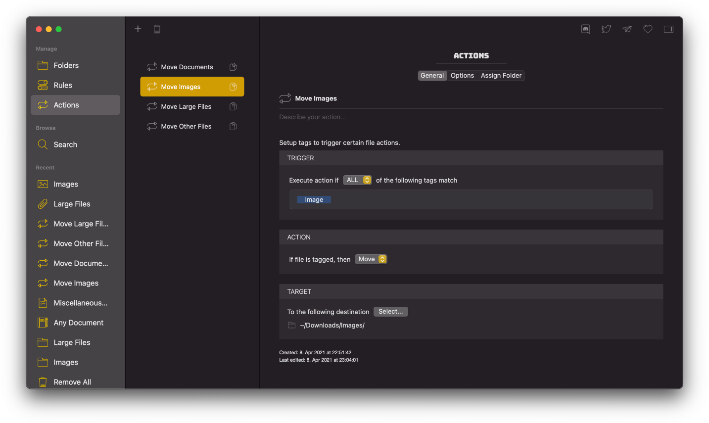 Taggy Tagger Tag Actions
